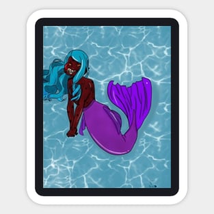 Killer Mermaid Sticker